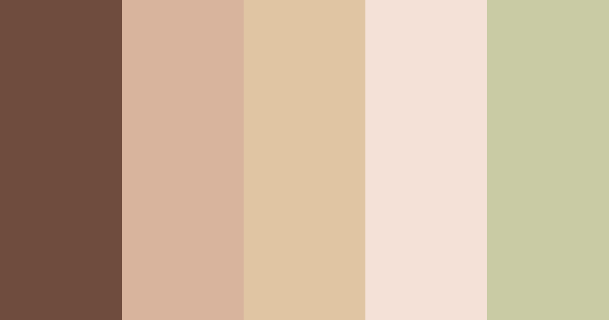 Download morning coffee mood color palette PNG image (landscape)