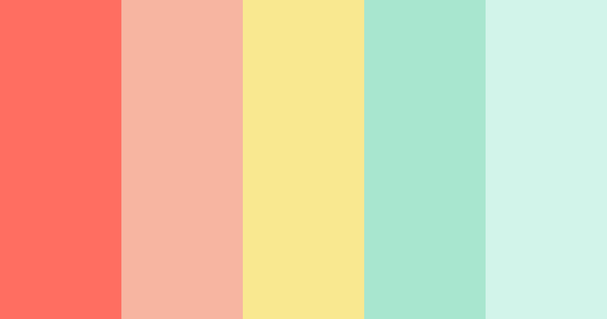 Download hawaiian sunset color palette PNG image (landscape)