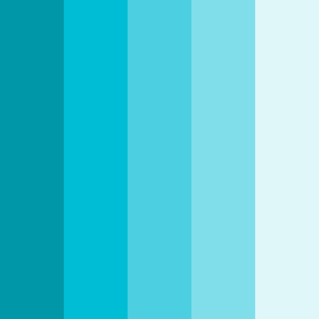 Download sea breeze color palette PNG image (square)