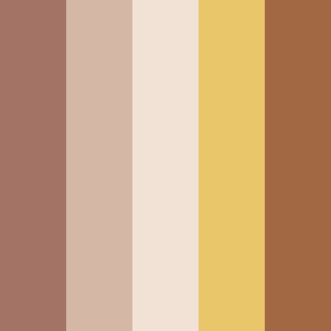 Download cinnamon delight color palette PNG image (square)