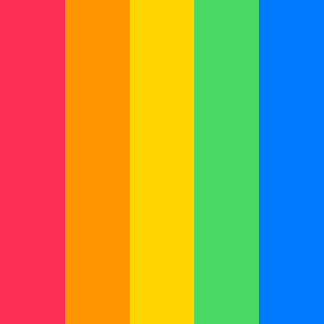 Download starman color palette PNG image (square)