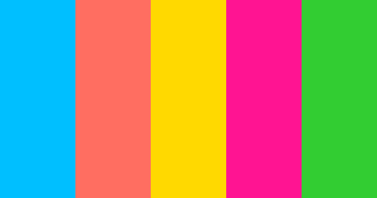Download rainbow dash color palette PNG image (landscape)
