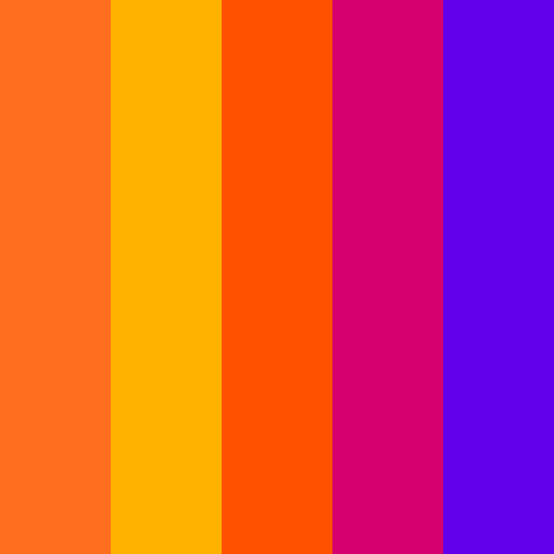 Download 1980s robot color palette PNG image (square)