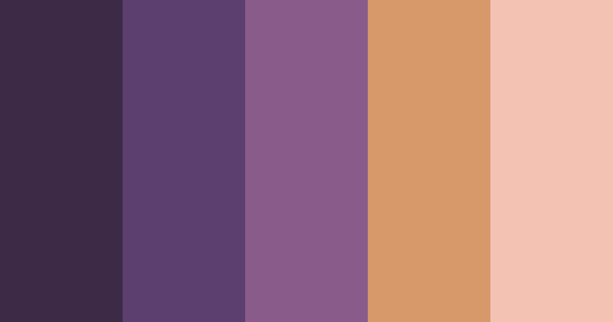 Download dark elegance color palette PNG image (landscape)