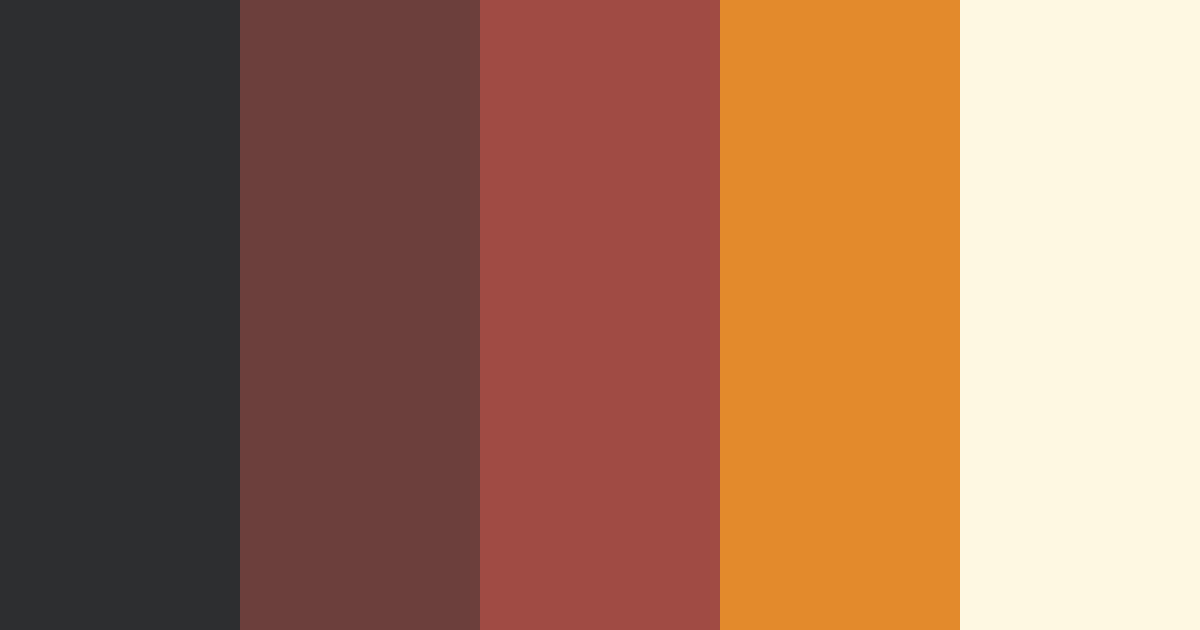 Download horror color palette PNG image (landscape)