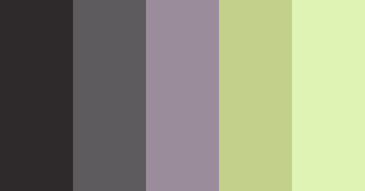 Download poison ivy color palette PNG image (landscape)