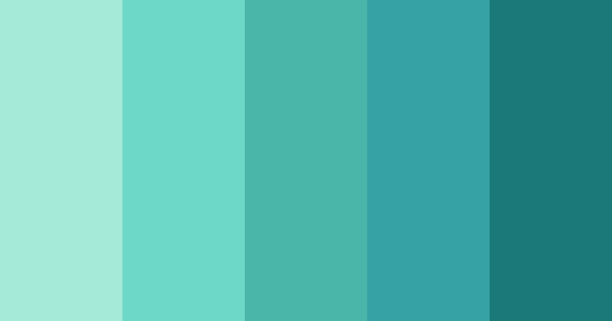 Download starry mint color palette PNG image (landscape)