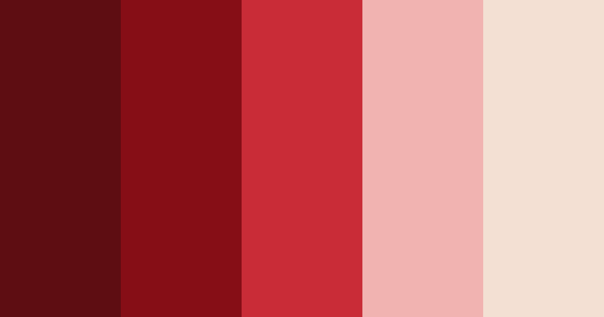 Download blood winter color palette PNG image (landscape)