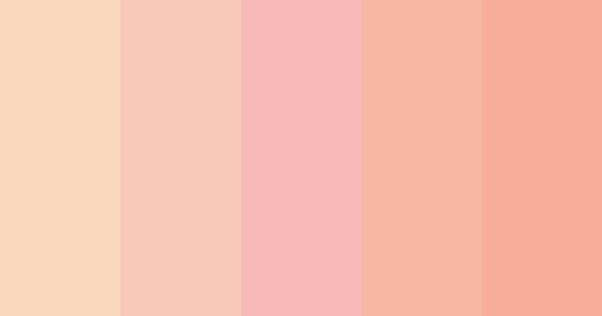 Download sugar peaches color palette PNG image (landscape)