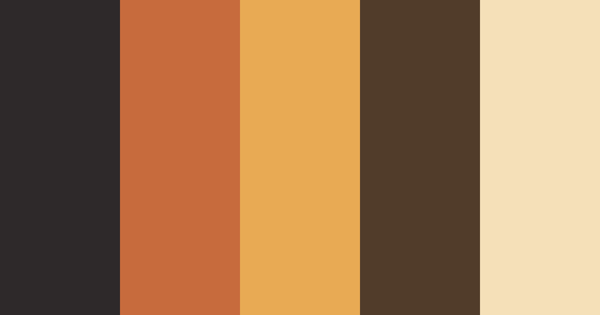 Download scary campfire stories color palette PNG image (landscape)