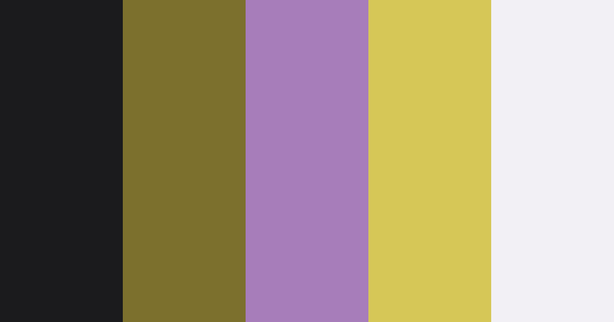 Download elegant noir color palette PNG image (landscape)