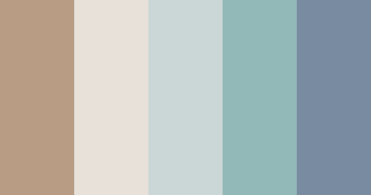 Download otter color palette PNG image (landscape)