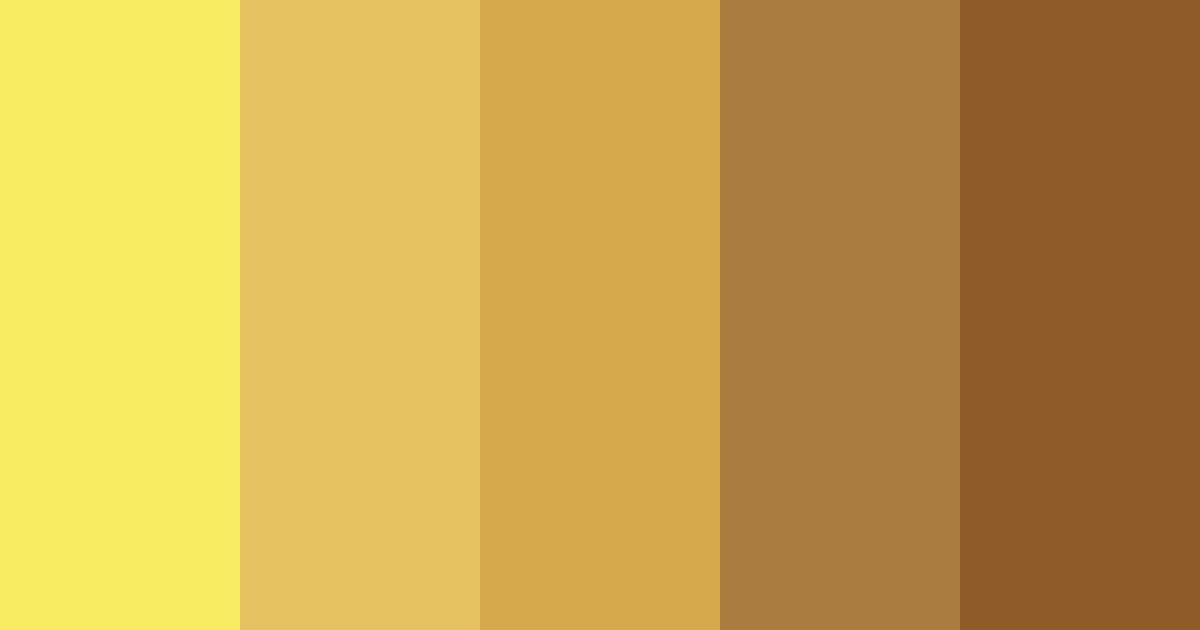 Download buttercup color palette PNG image (landscape)