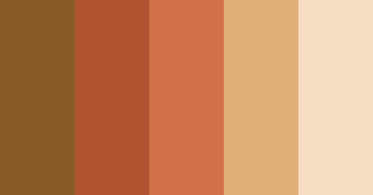 Download auburn glow color palette PNG image (landscape)
