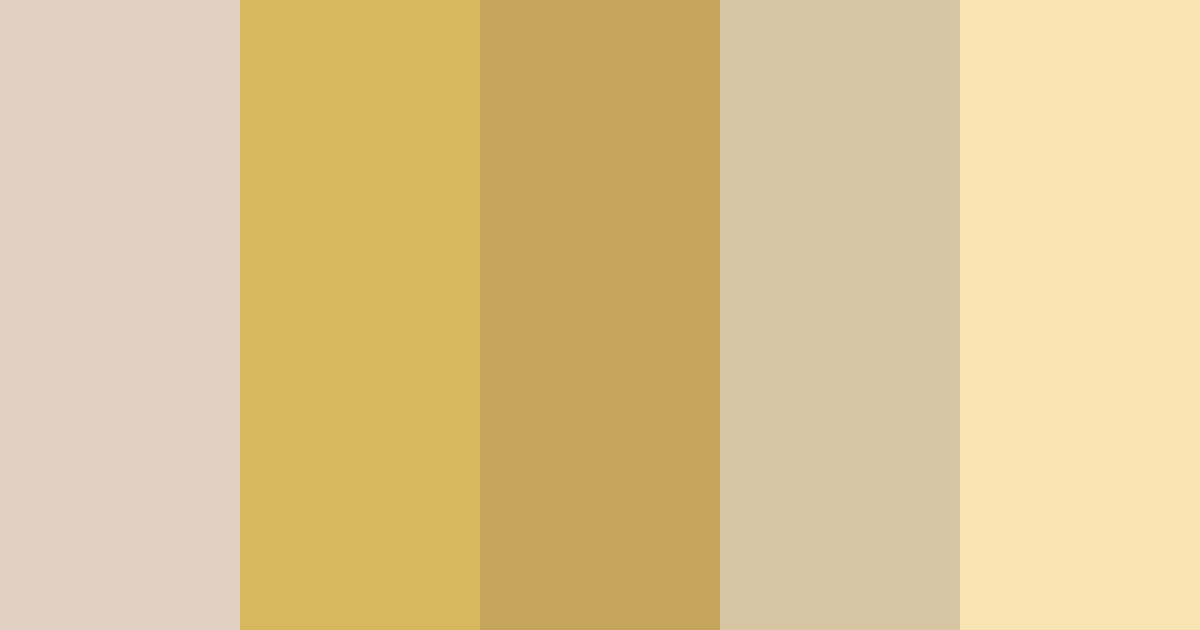 Download roimata gold color palette PNG image (landscape)