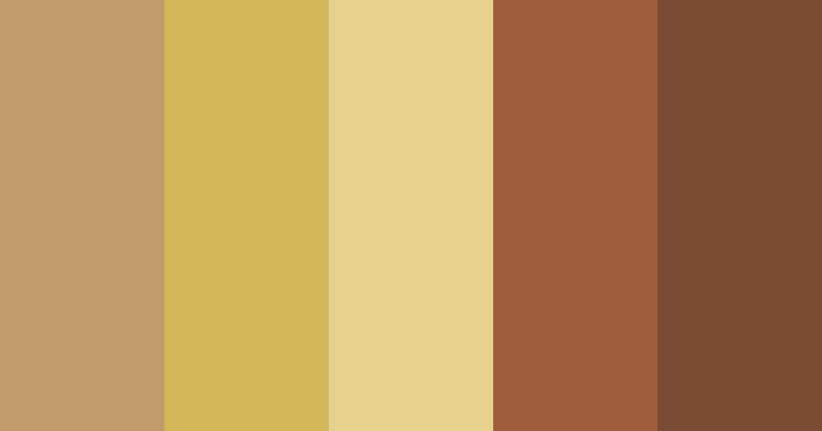 Download leopard color palette PNG image (landscape)