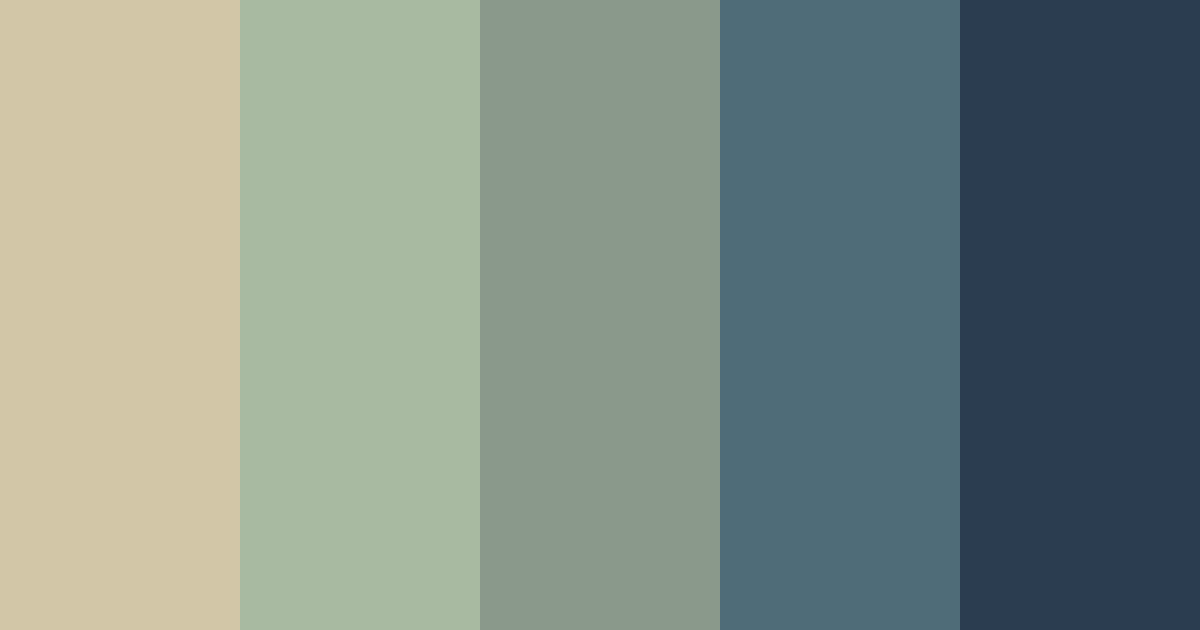 Download green beige grey color palette PNG image (landscape)