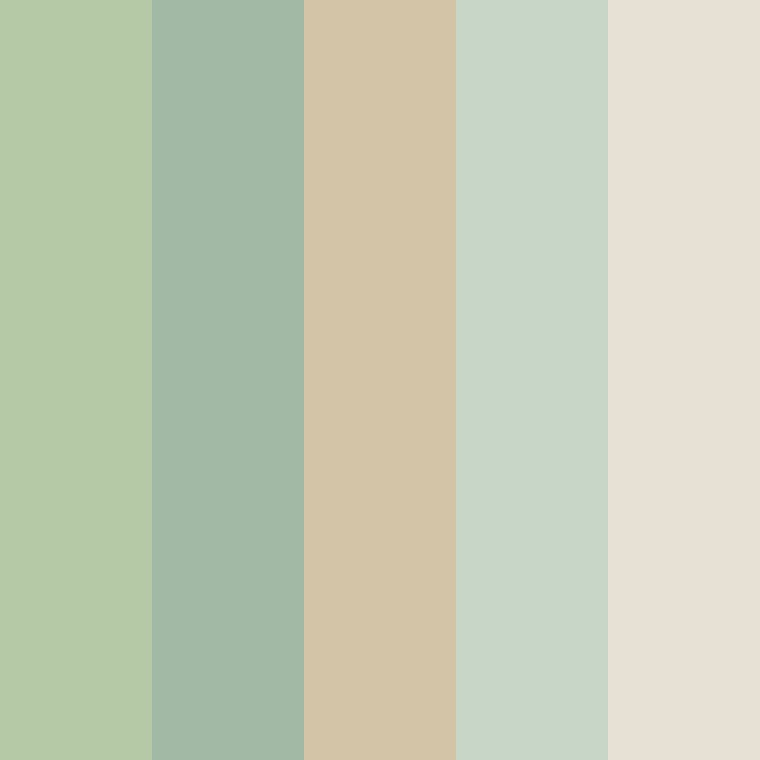 Download green grey beige snack color palette PNG image (square)
