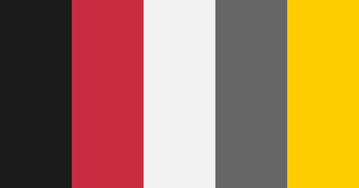 Download slipknot inspired color palette PNG image (landscape)