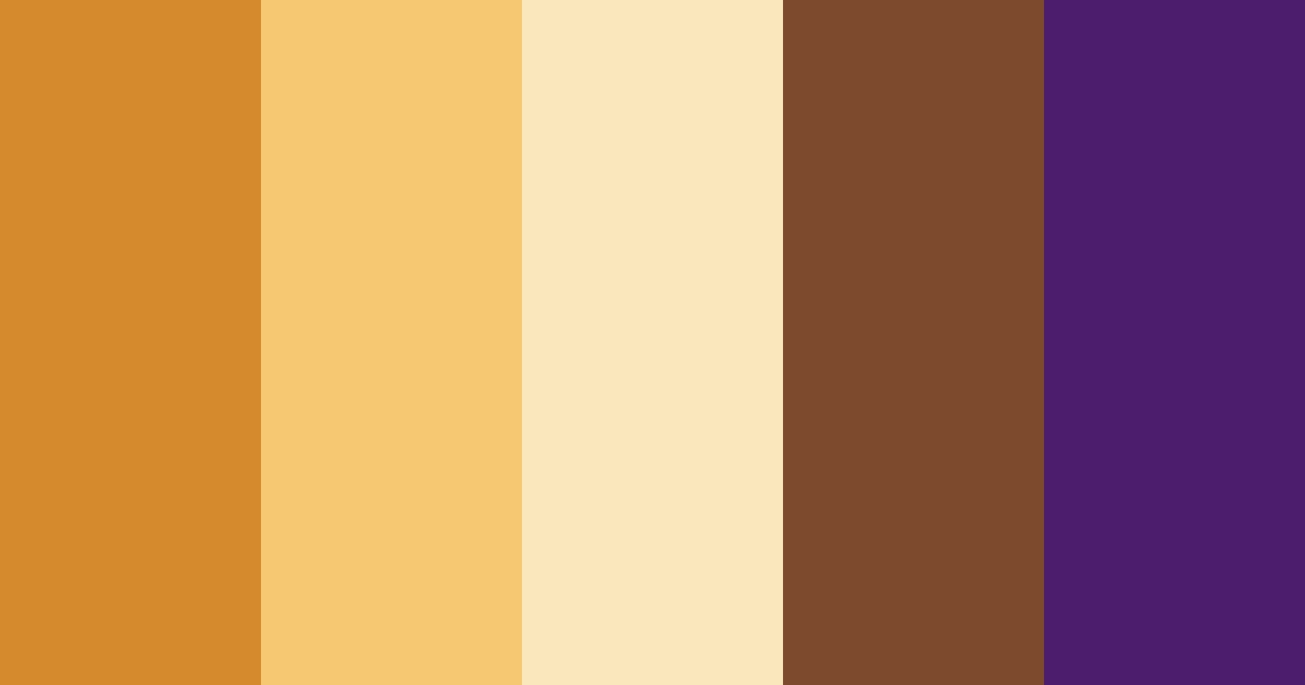 Download honey flower color palette PNG image (landscape)
