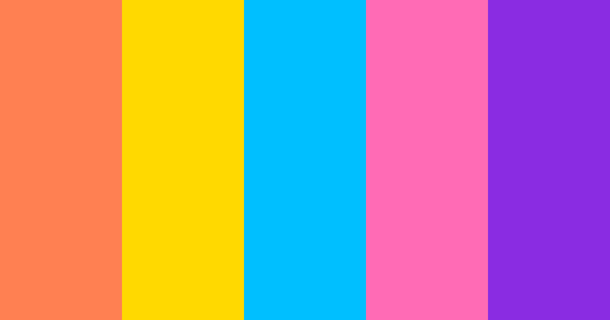 Download años 2000 color palette PNG image (landscape)