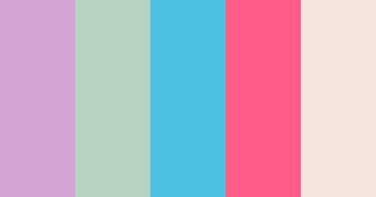 Download 90s vaporwave color palette PNG image (landscape)