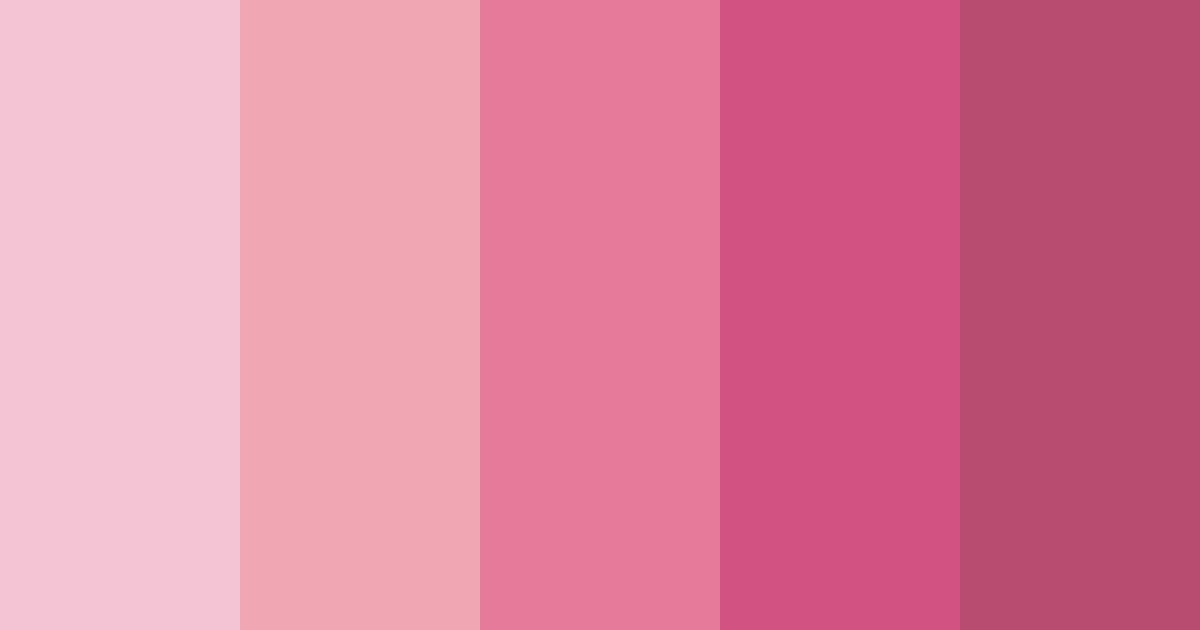 Download pastel pink dreams color palette PNG image (landscape)