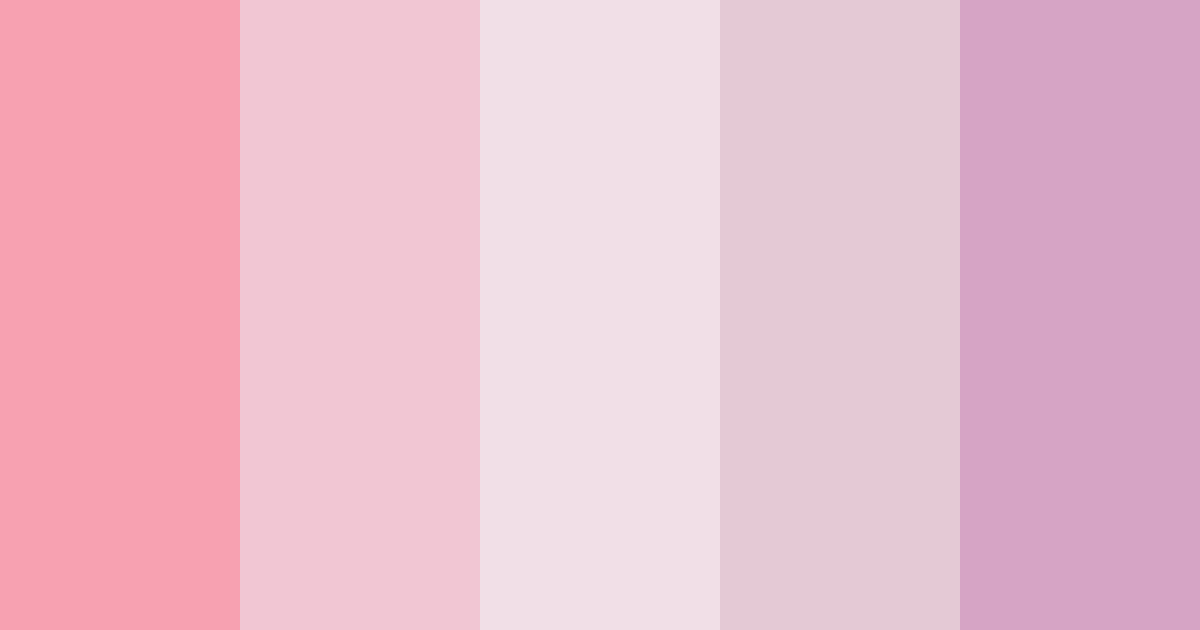 Download cute pink paste zombie color palette PNG image (landscape)