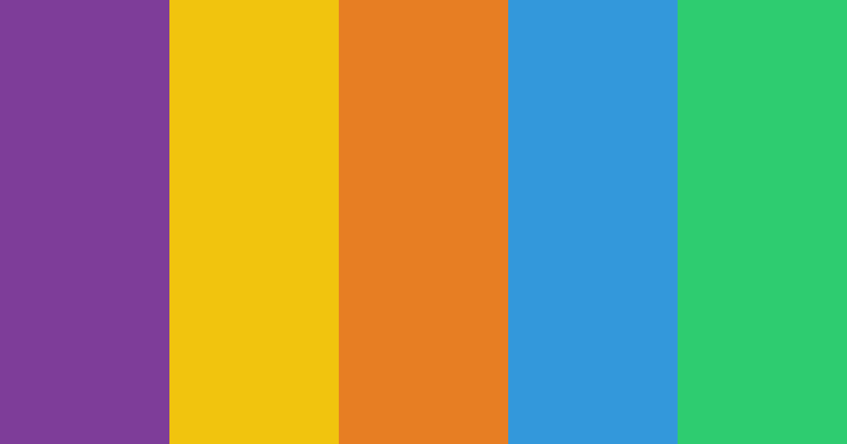 Download bill cipher color palette PNG image (landscape)