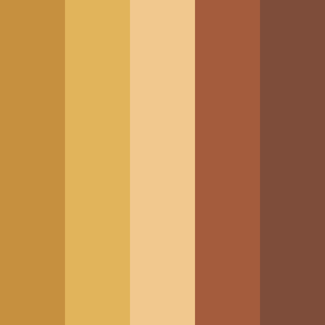 Download ancient painting color palette PNG image (square)