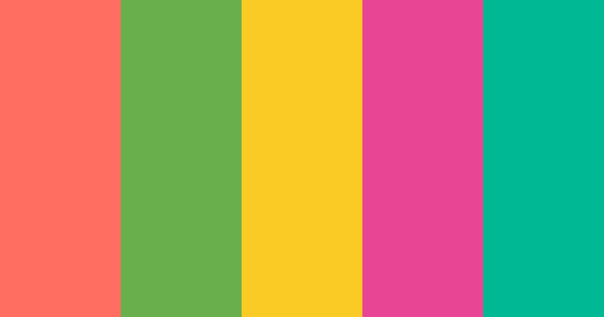 Download tropical cyberpunk color palette PNG image (landscape)