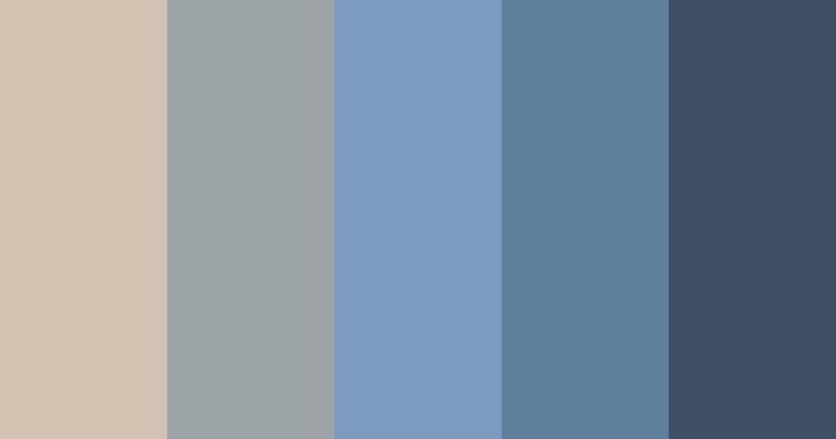Download scandinavian serenity color palette PNG image (landscape)