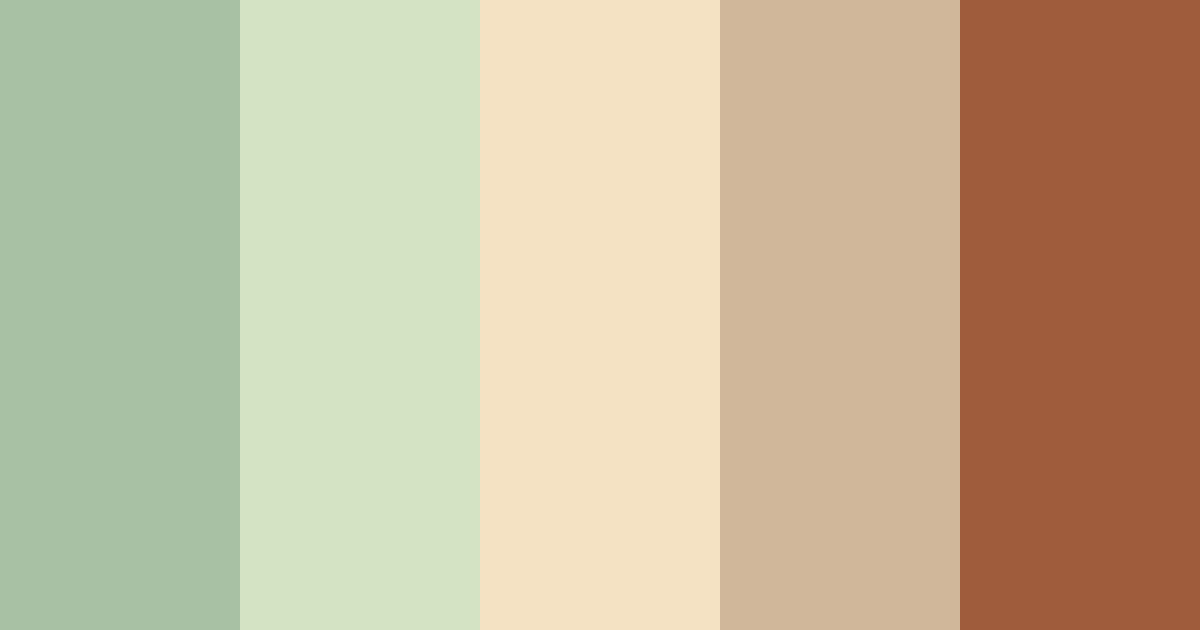 Download green kimono forest beige color palette PNG image (landscape)