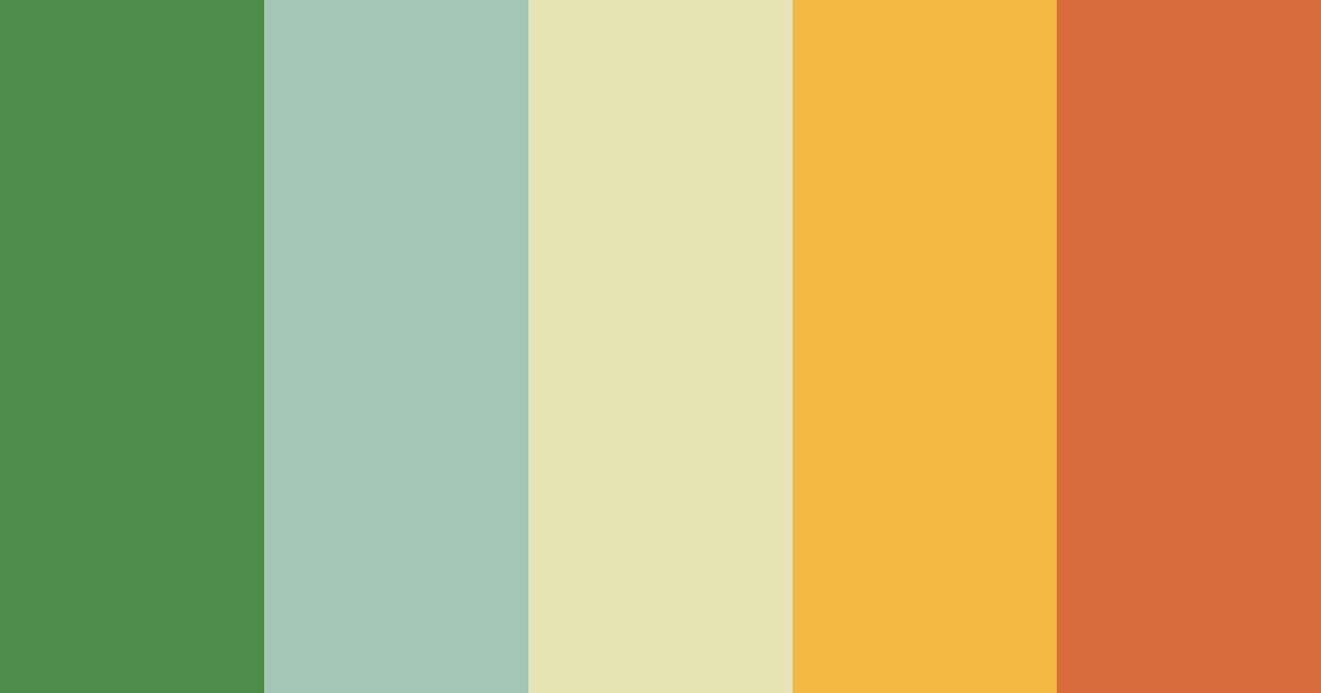 Download hippie harmony color palette PNG image (landscape)