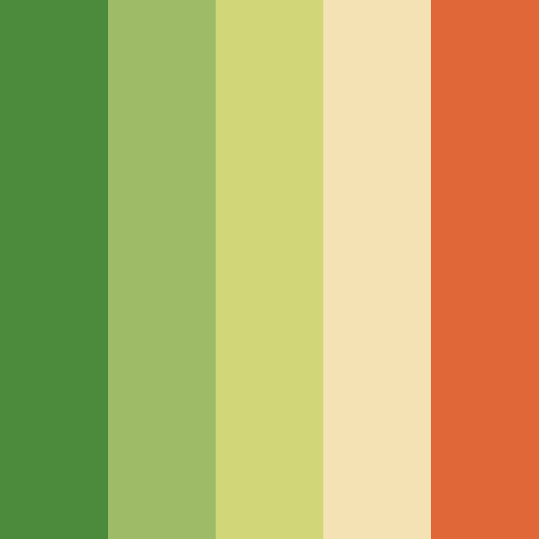 Download warrior cats color palette PNG image (square)