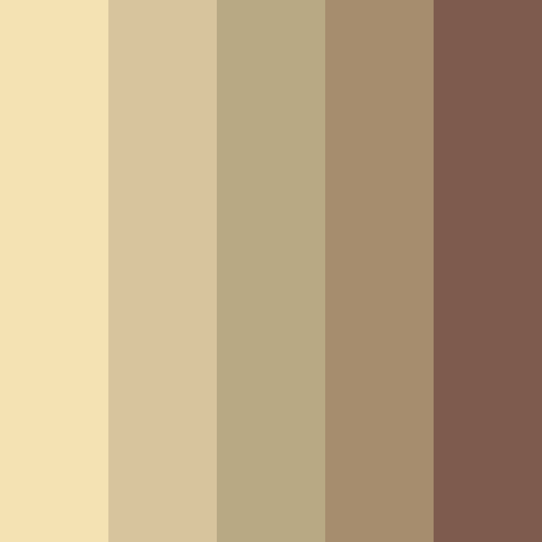 Download vanilla moon color palette PNG image (square)
