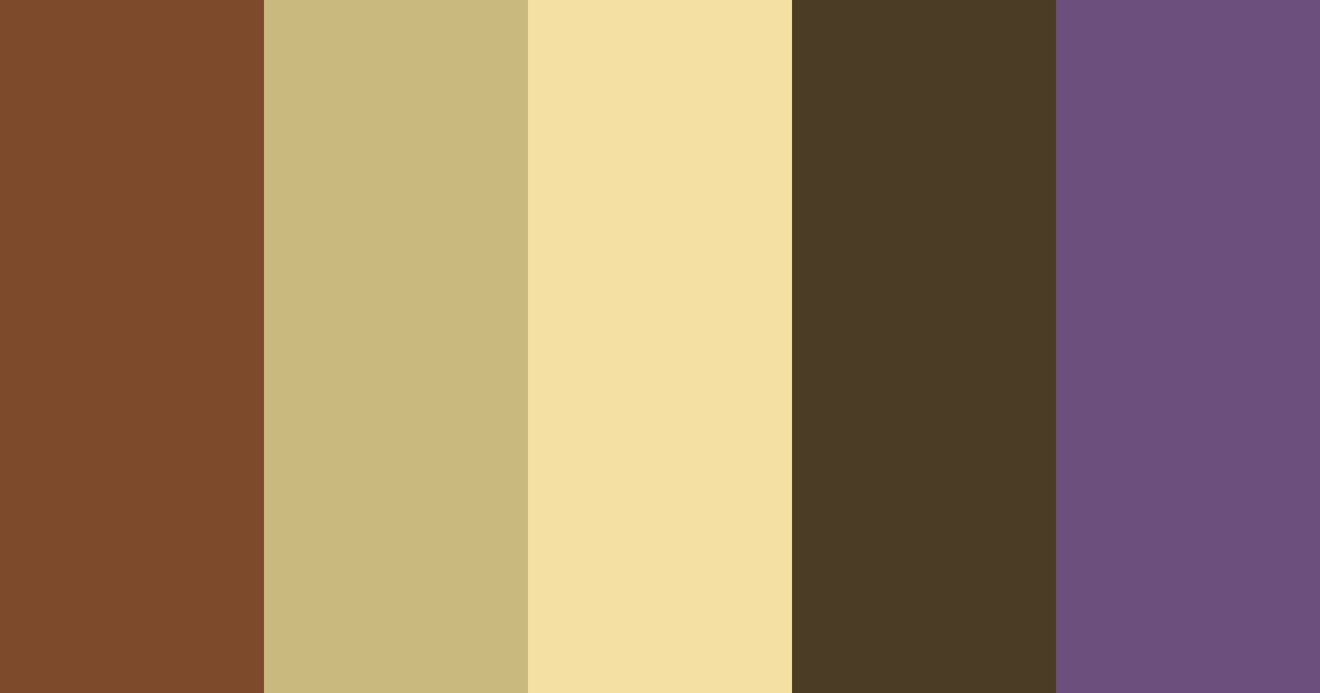 Download wizarding world color palette PNG image (landscape)