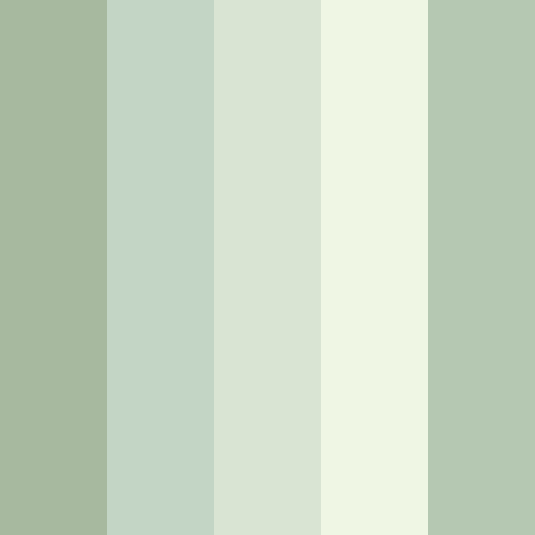 Download sage serenity color palette PNG image (square)