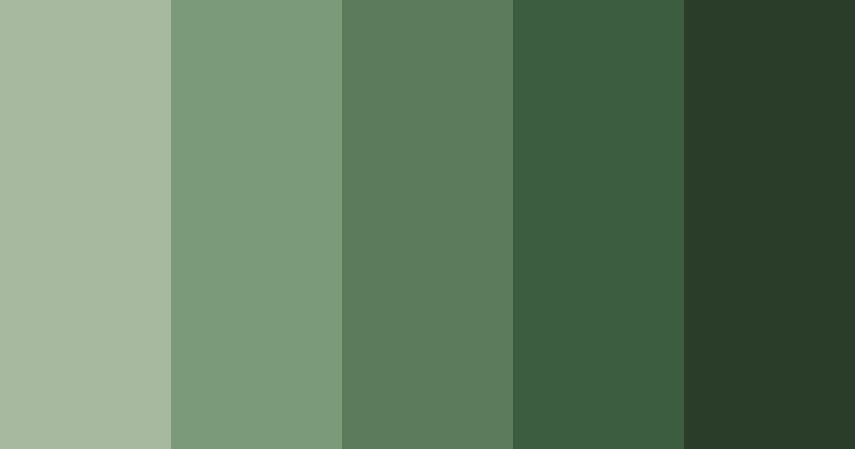 Download sage serenity color palette PNG image (landscape)