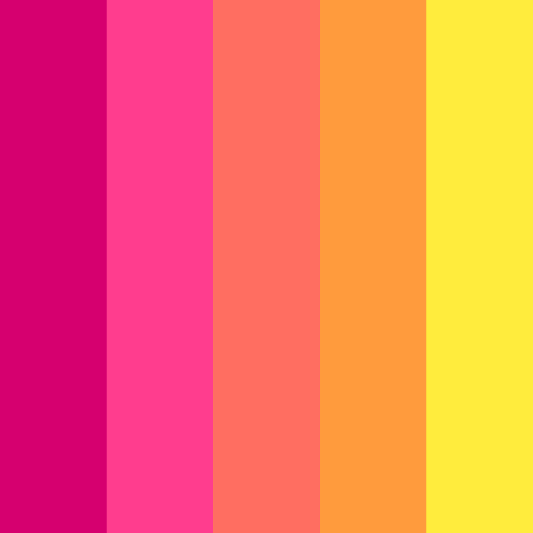 Download fuschia dream color palette PNG image (square)