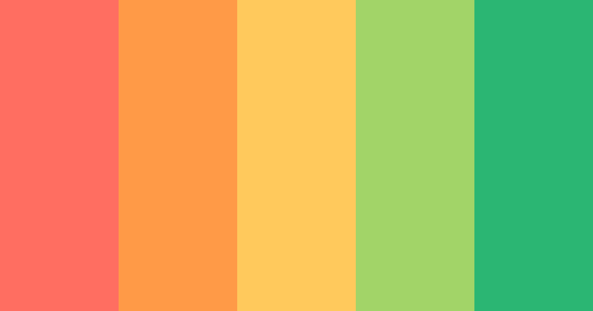 Download hawaiian vintage color palette PNG image (landscape)