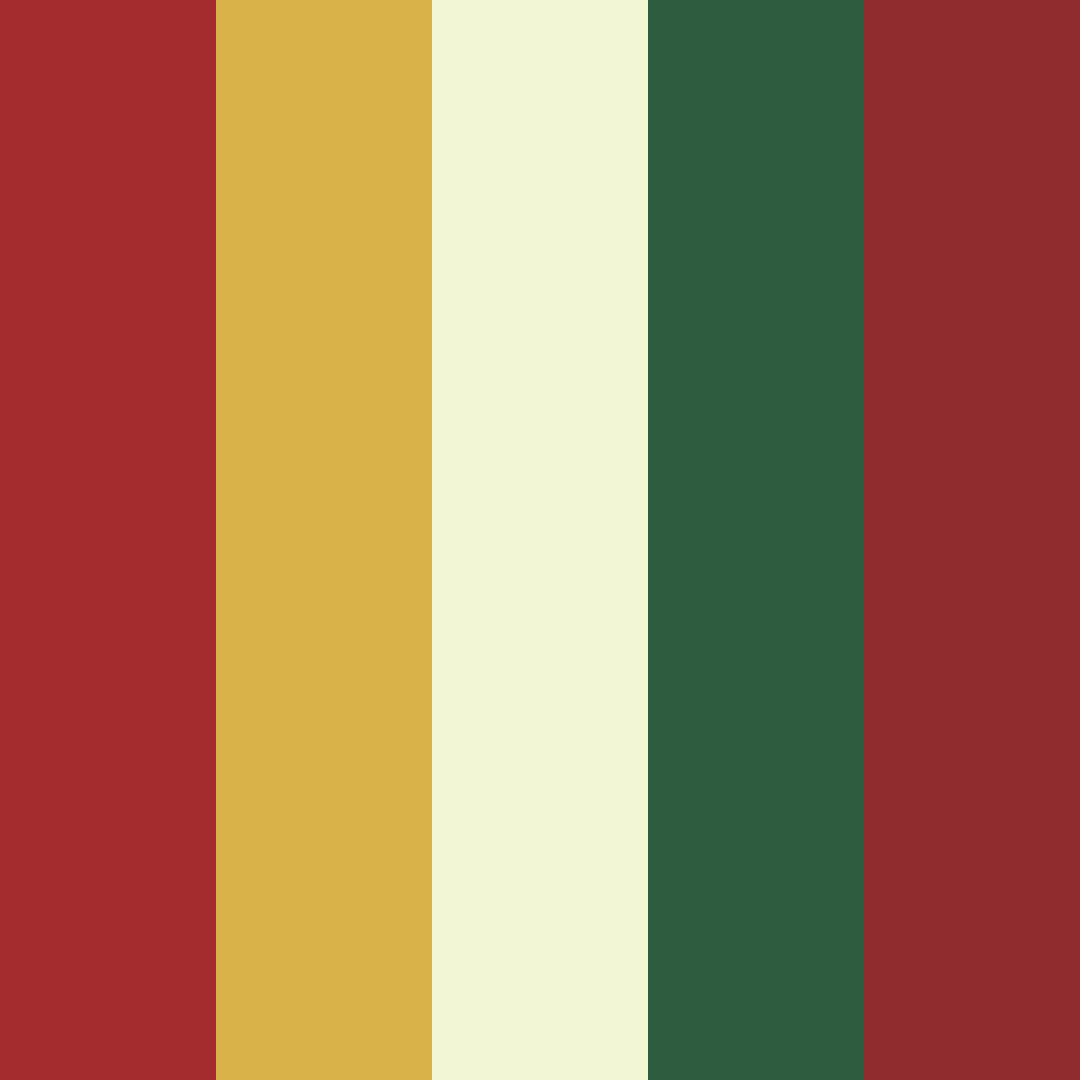 Download christmas color palette PNG image (square)