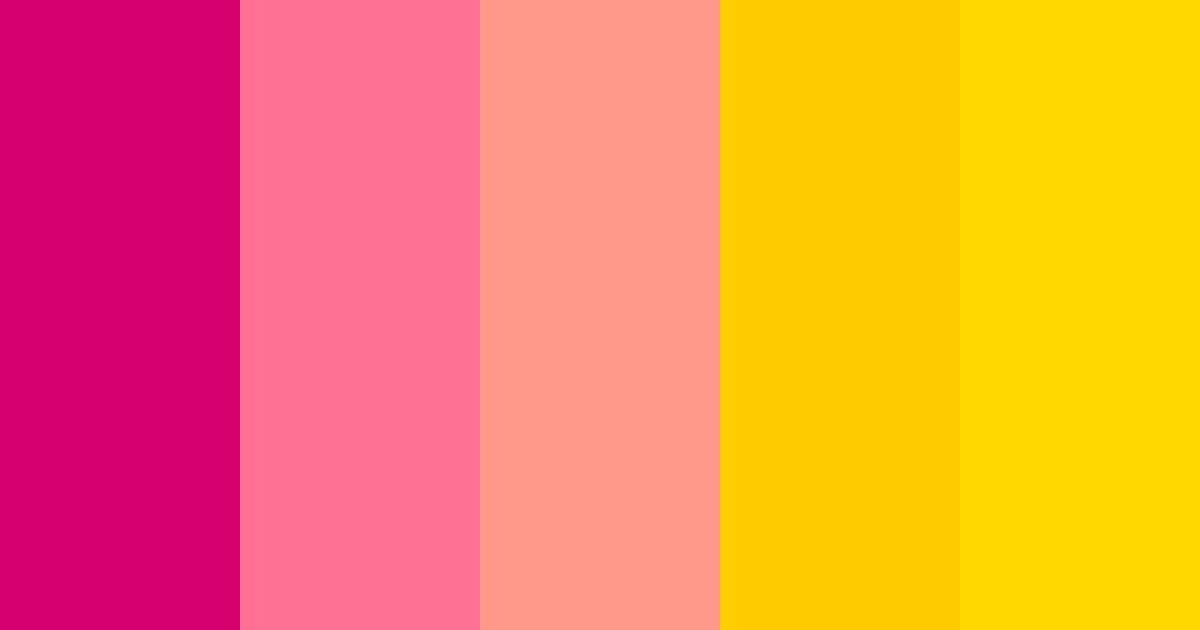 Download fuschia dream color palette PNG image (landscape)