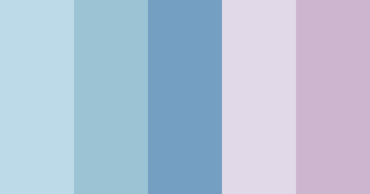 Download mermaid color palette PNG image (landscape)