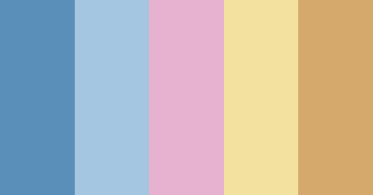 Download pastel blueberry desert color palette PNG image (landscape)