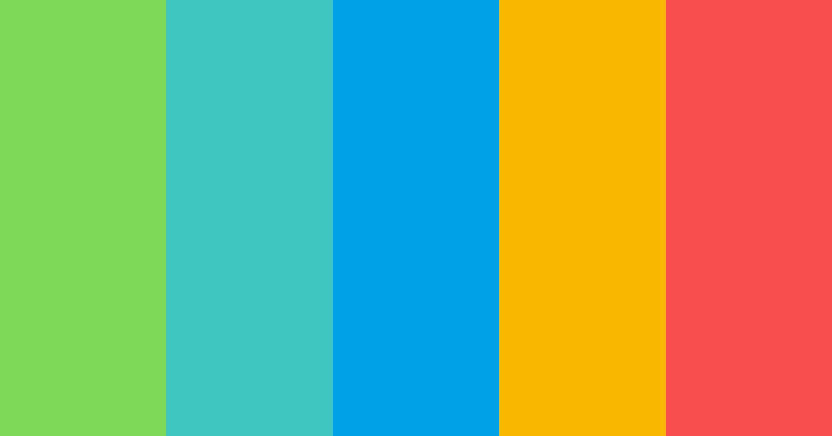 Download hawaii part ii color palette PNG image (landscape)