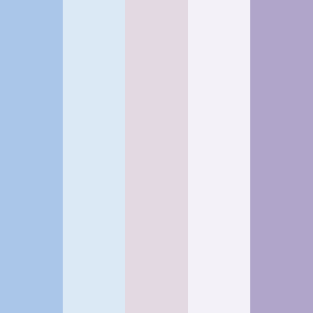 Download winter lily color palette PNG image (square)