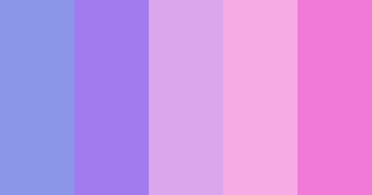 Download synthetic clematis color palette PNG image (landscape)