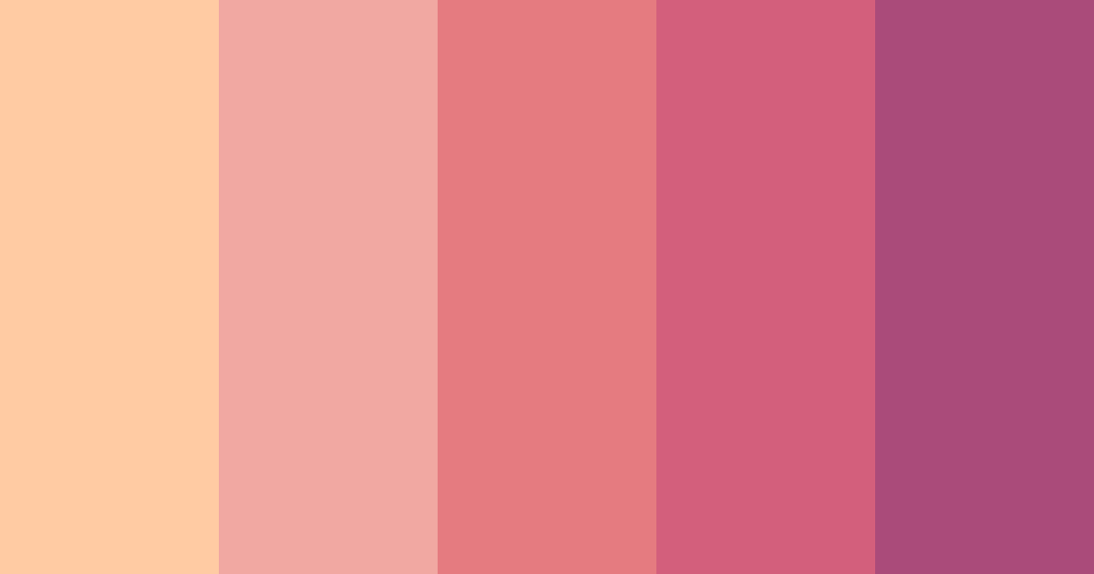 Download flesh tones color palette PNG image (landscape)