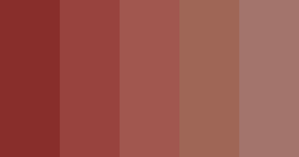 Download red ash color palette PNG image (landscape)
